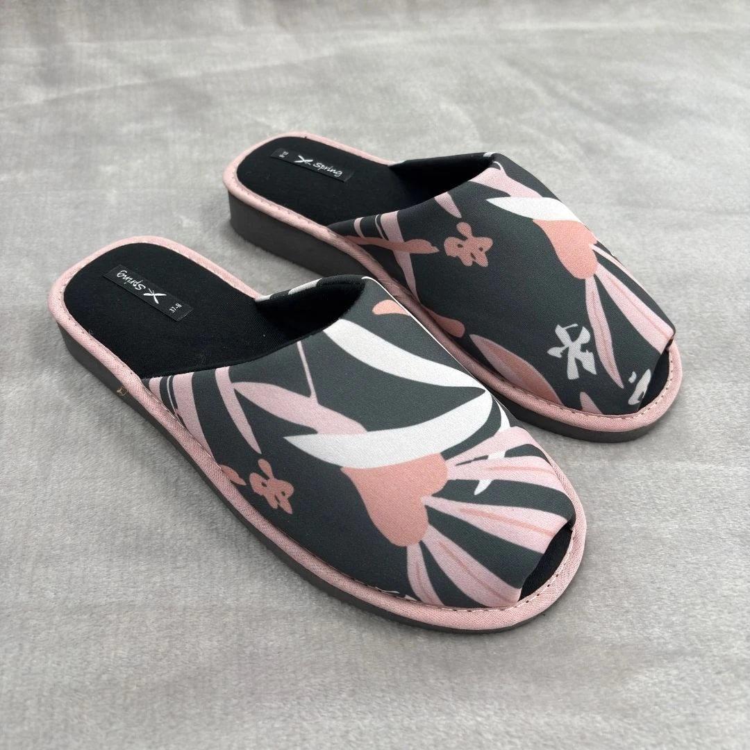 CHINELA BOQUITA ESTAMPADA DAMA