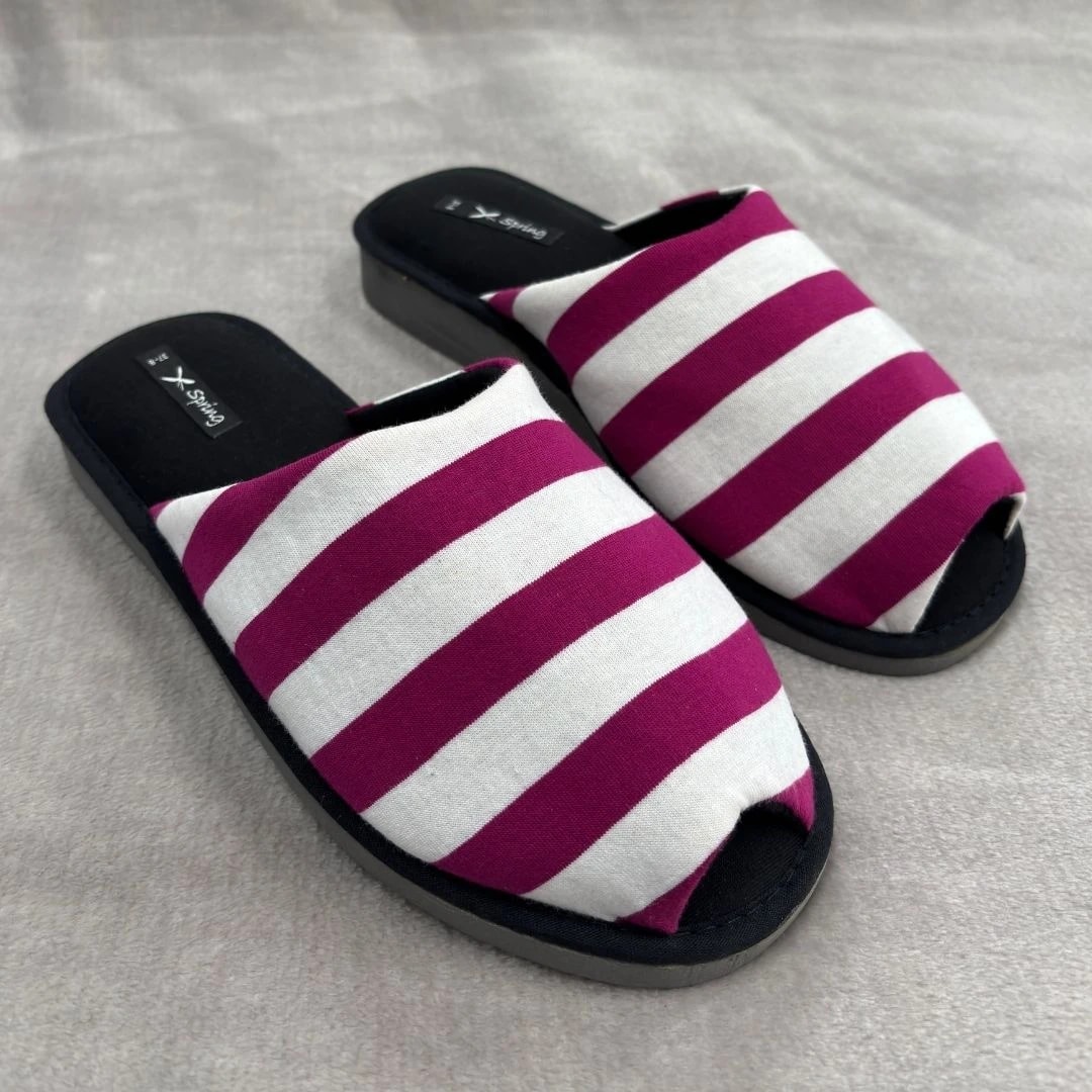 CHINELA BOQUITA ESTAMPADA DAMA