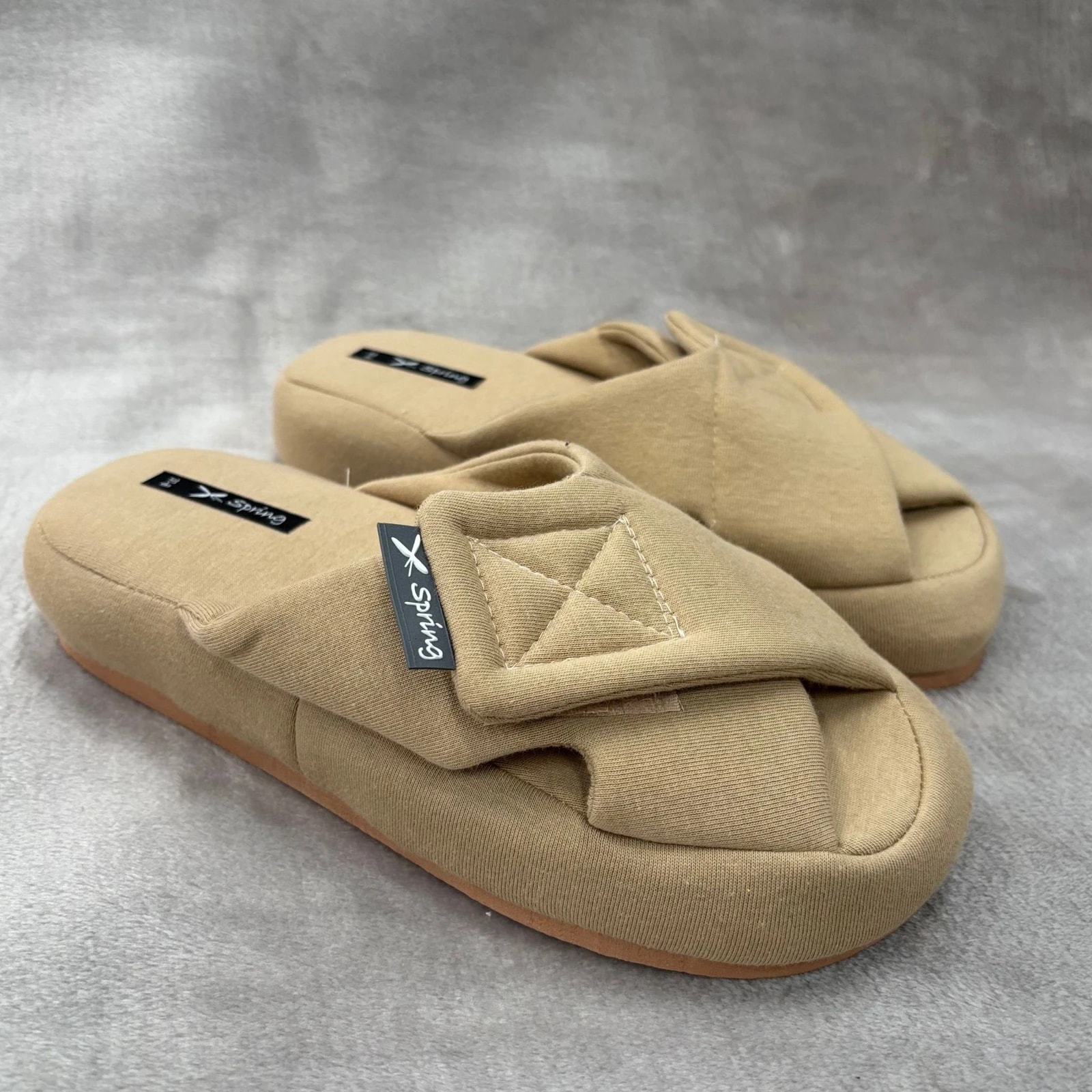 PANTUFLON TIRAS REGULABLES CON ABROJO ALGODÓN
