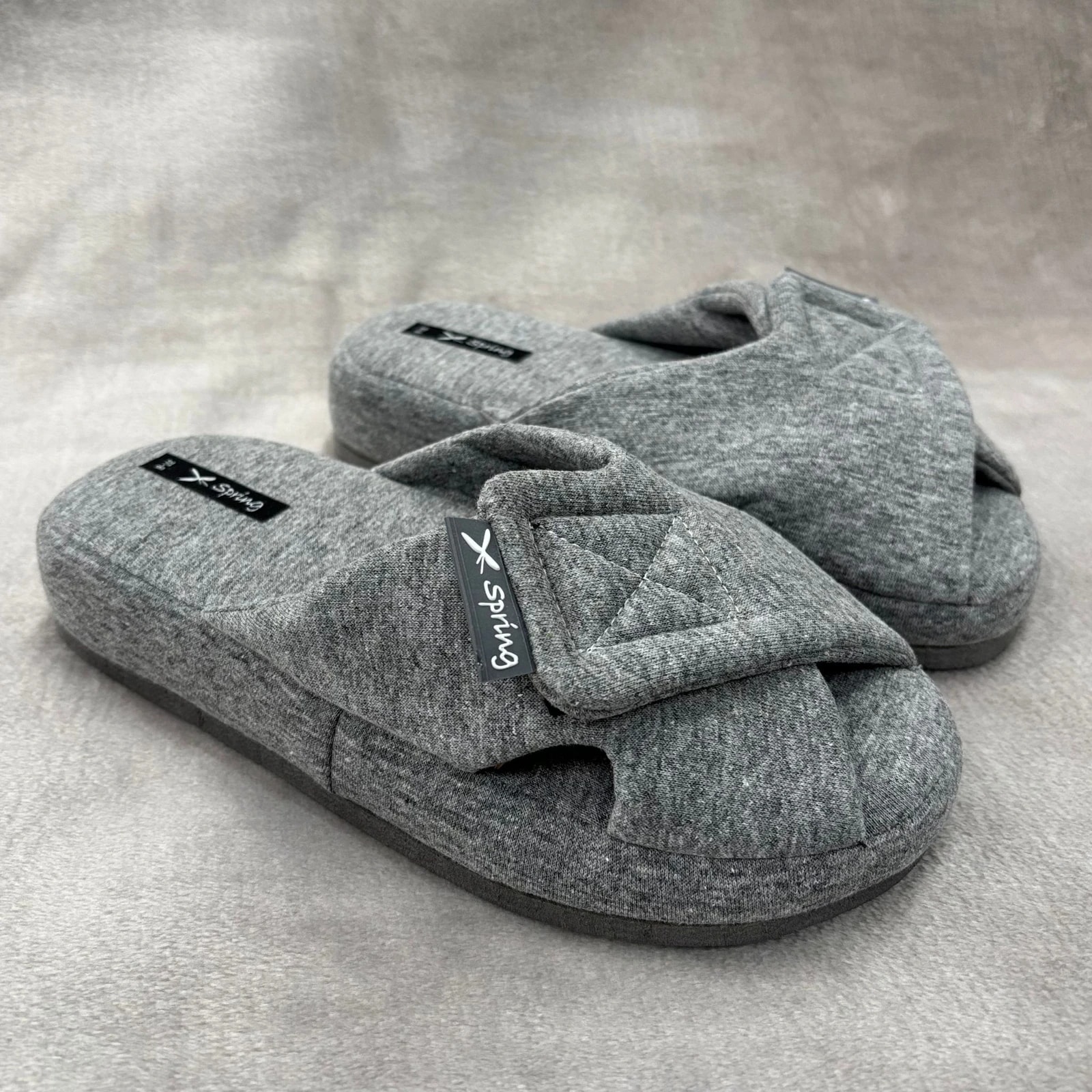 PANTUFLON TIRAS REGULABLES CON ABROJO ALGODÓN