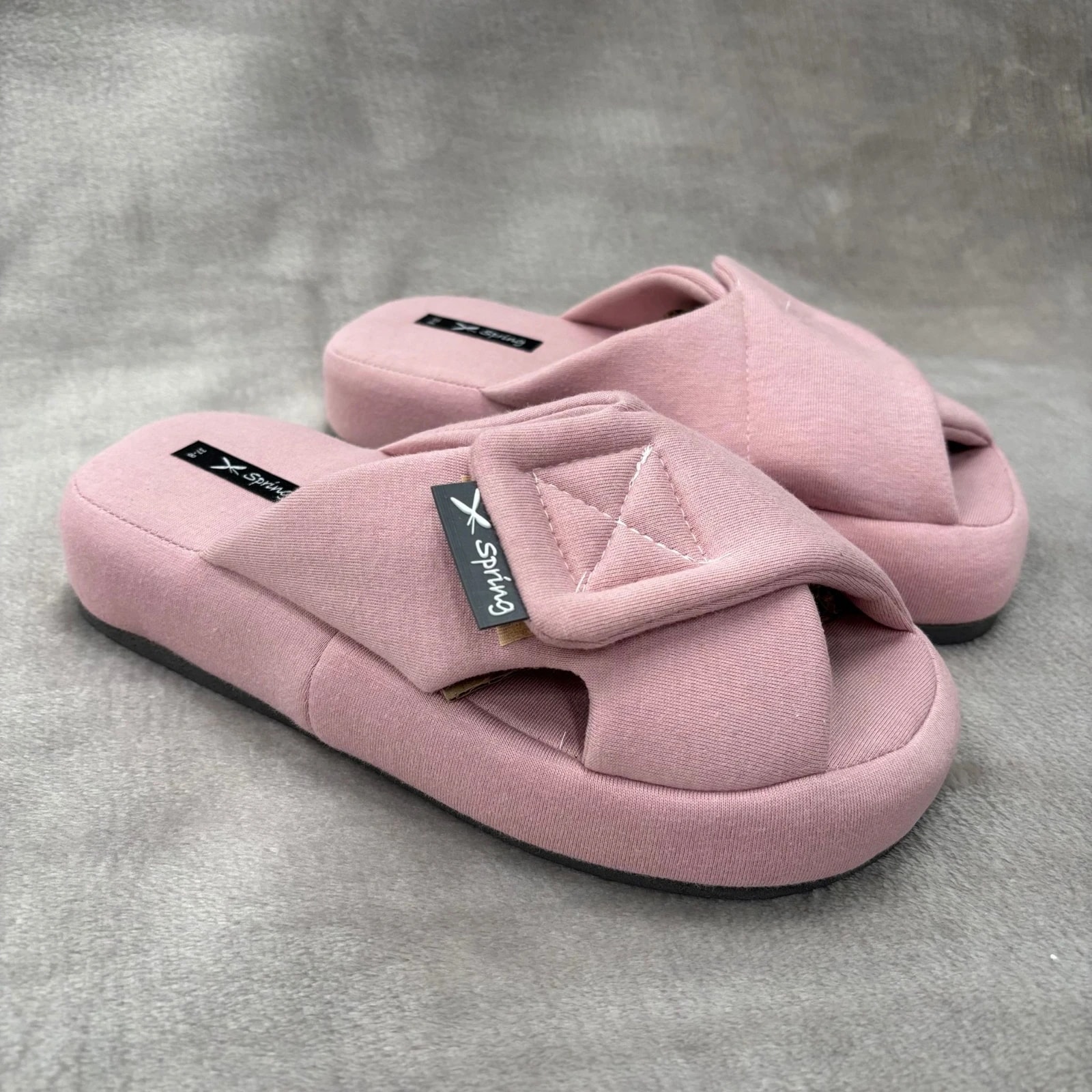 PANTUFLON TIRAS REGULABLES CON ABROJO ALGODÓN