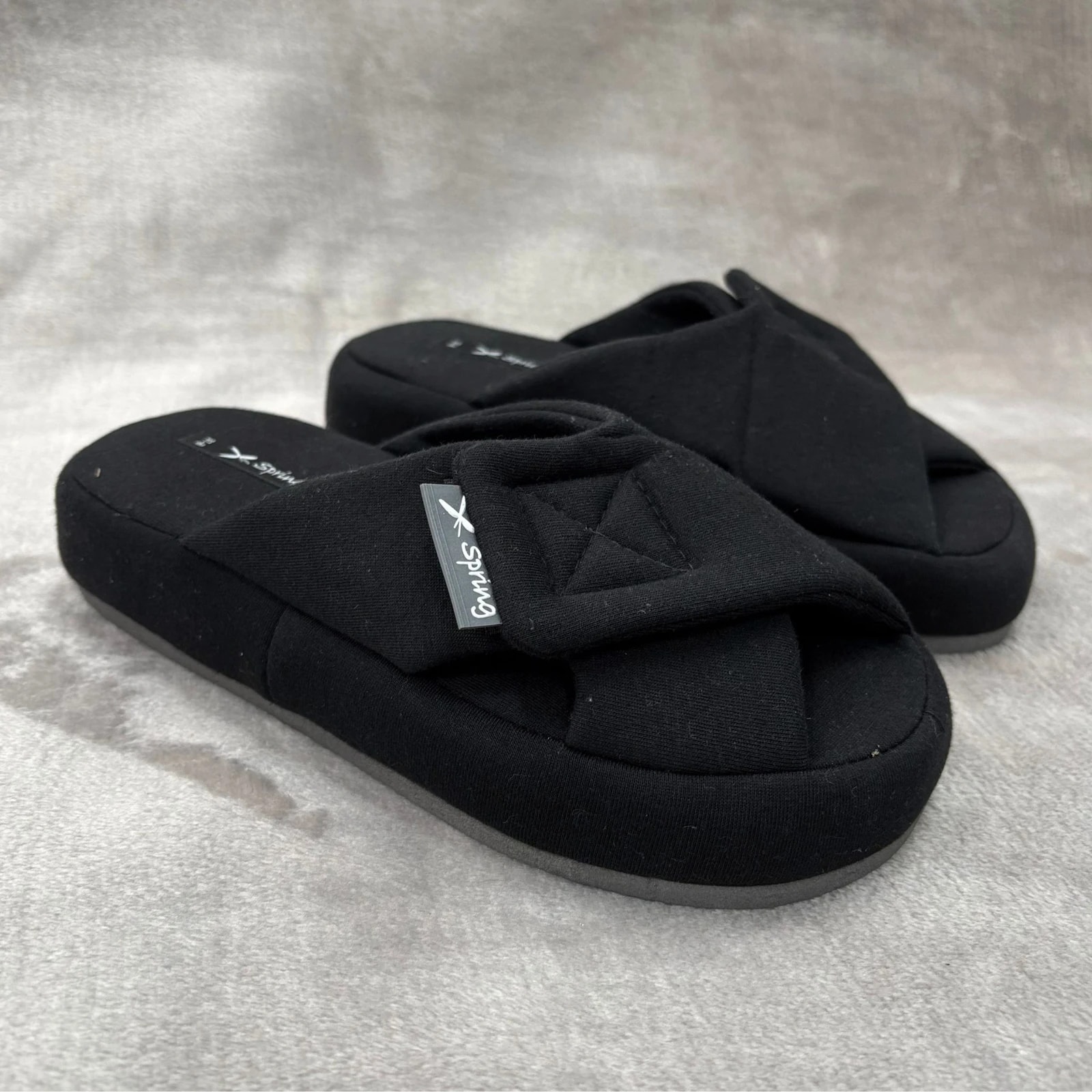 PANTUFLON TIRAS REGULABLES CON ABROJO ALGODÓN