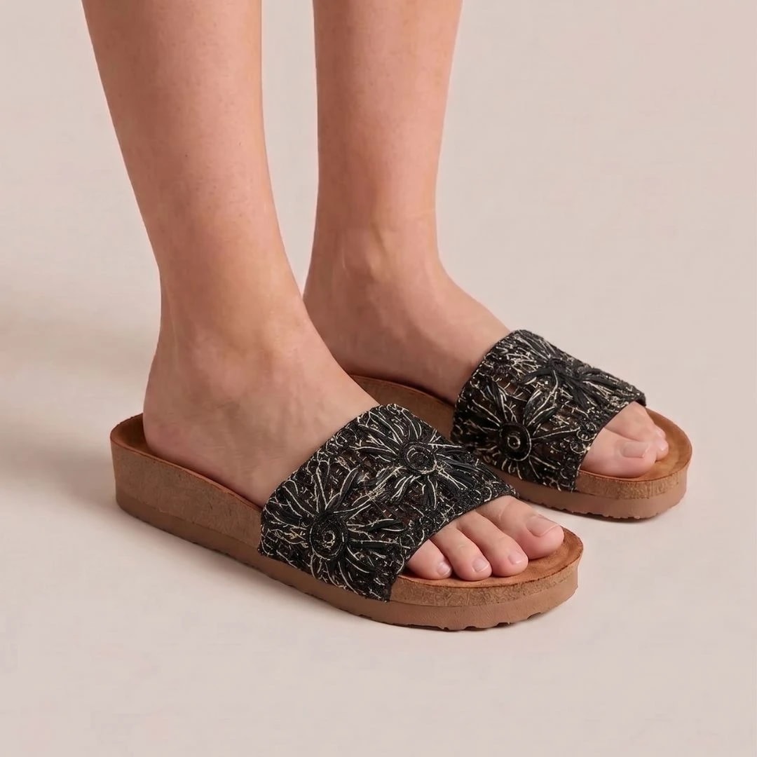 BIRKE RAFIA FLOR LUREX