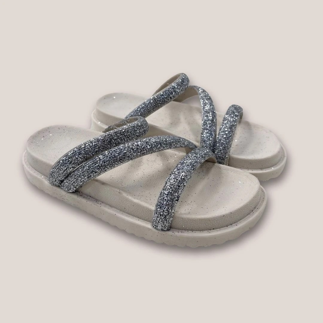 SANDALIA GLITTER GOMA