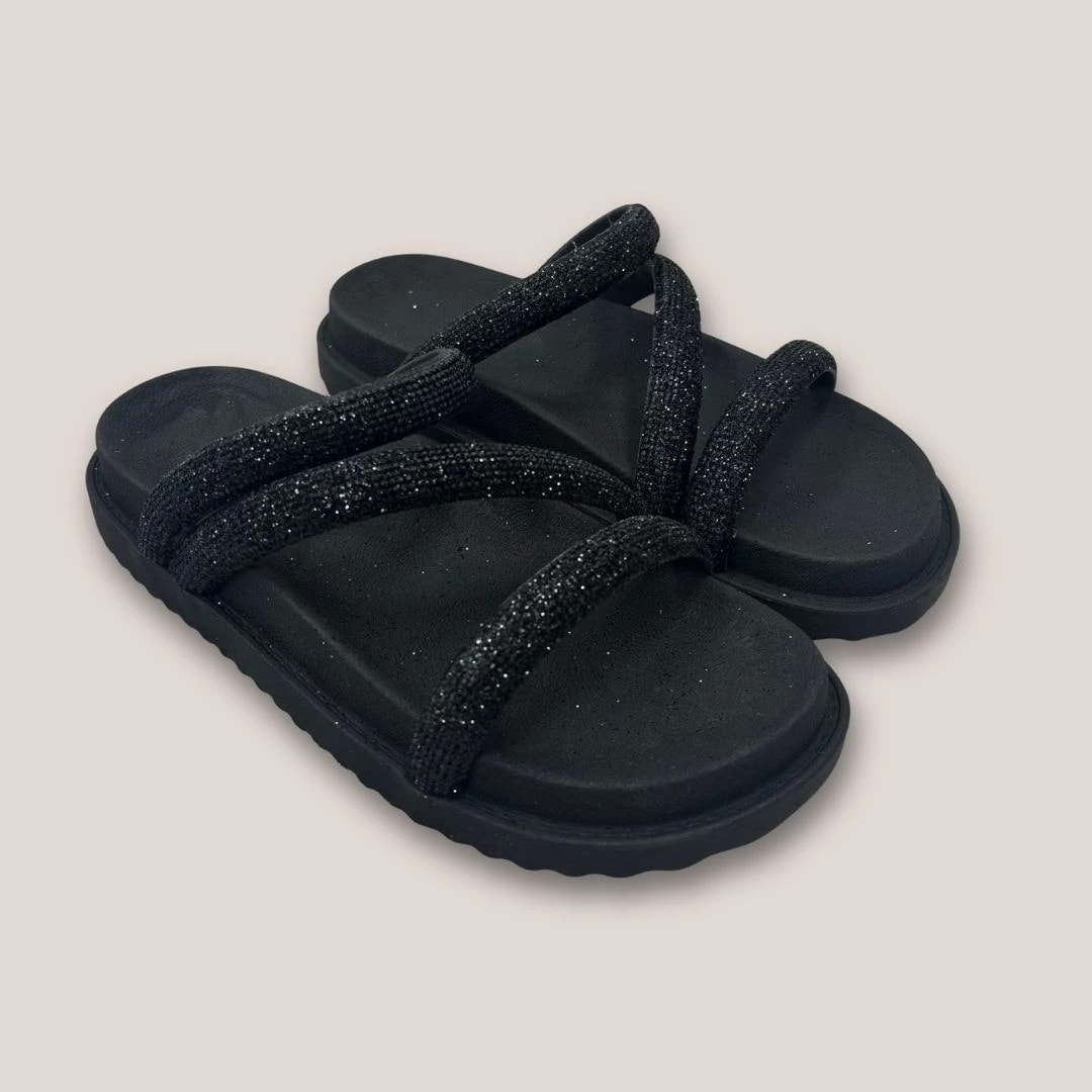 SANDALIA GLITTER GOMA