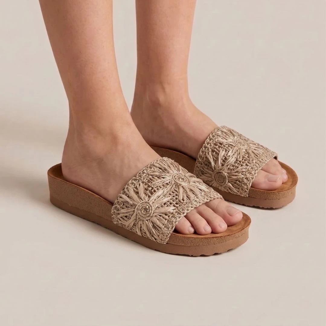 BIRKE RAFIA FLOR LUREX